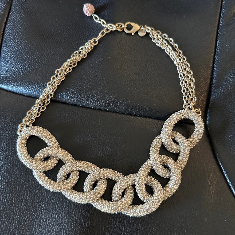 LOFT Gold Textured Chain Necklace